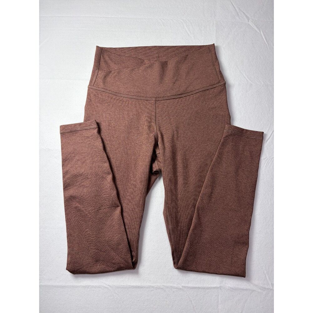 Old Navy CloudComfy Extra High Rise Ribbed Crossover Leggings Brown XS